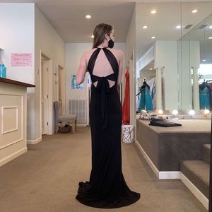 Black Prom dress only worn for dinner! Great condition!